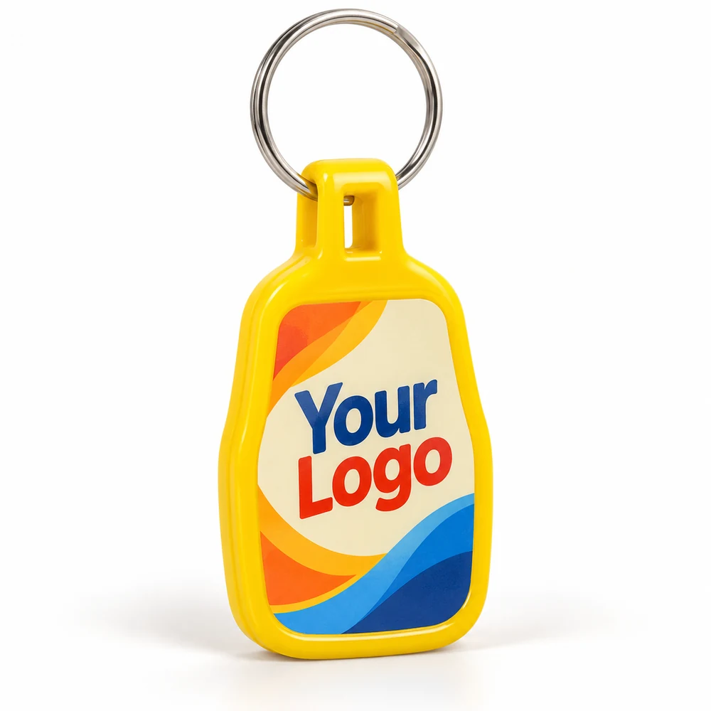 Mini Bottle ABS Keychain